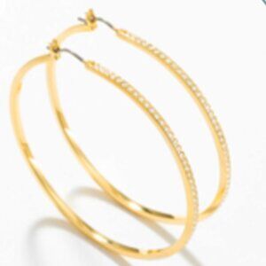 Touchstone Crystal by Swarovski Look My Way earrings golden